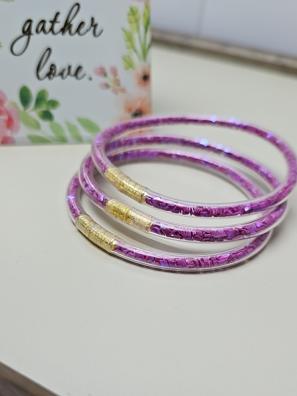All Weather Womens Bracelets. Color Purple (Not Budhagirls)